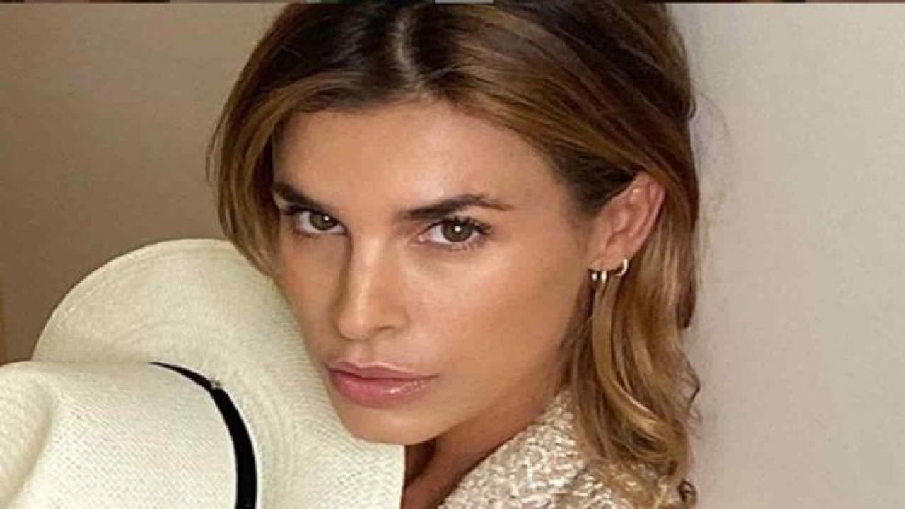 Elisabetta Canalis, solo un asciugamano: gambe e decolletè in primo piano -  Foto