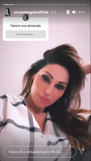 La cantante Anna Tatangelo