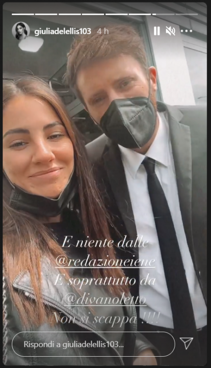 Giulia De Lellis vittima di un evento